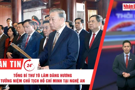 [Video] Thời sự 24h ngày 29/1/2026: Tổng Bí thư Tô Lâm dâng hương tưởng niệm Chủ tịch Hồ Chí Minh tại Nghệ An