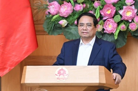 Thủ tướng Phạm Minh Chính chủ trì Phiên họp lần thứ 13 của Hội đồng Thi đua-Khen thưởng Trung ương. (Ảnh: TRẦN HẢI)