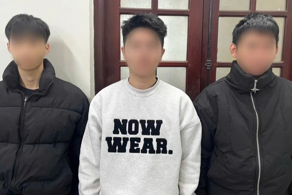 Các đối tượng tại Cơ quan Cảnh sát điều tra, Công an tỉnh Tuyên Quang.