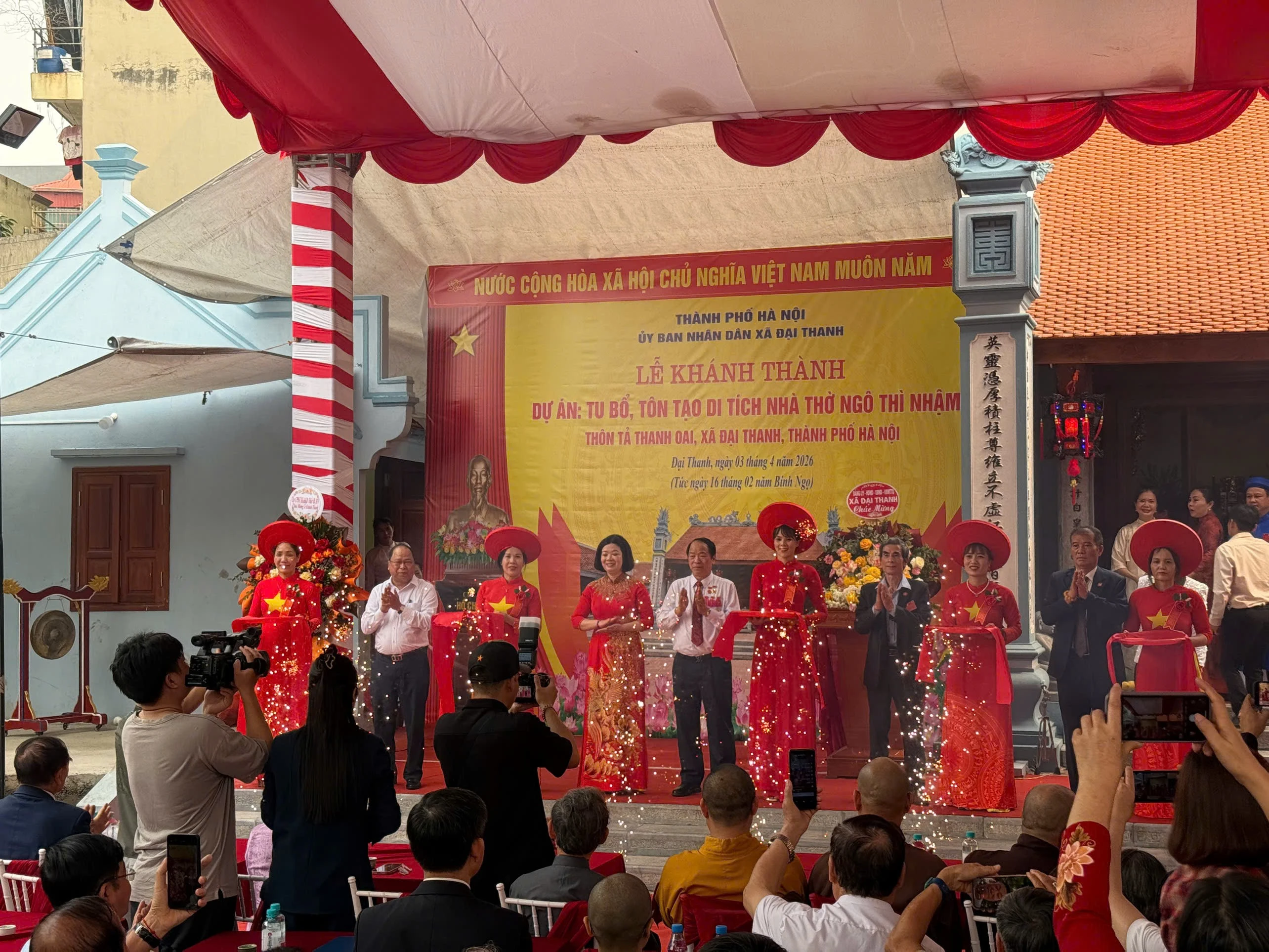 Khánh thành khu di tích Nhà thờ Ngô Thì Nhậm với đầu tư 12,8 tỷ đồng