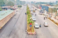 Dự án đường vành đai 2,5 đoạn Đầm Hồng - Quốc lộ 1A hoàn thành thi công.