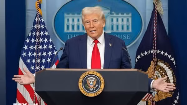 Tổng thống Mỹ Donald Trump. (Ảnh: THX/TTXVN)