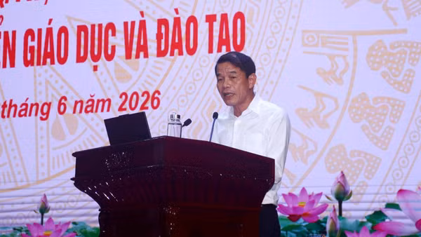 Đồng chí Vũ Thanh Mai phát biểu chỉ đạo hội nghị.