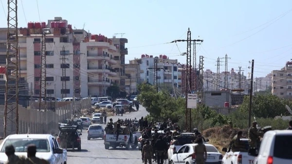 Lực lượng an ninh Syria tiến vào thành phố Sweida ở miền nam nước này. (Ảnh: THX/TTXVN)