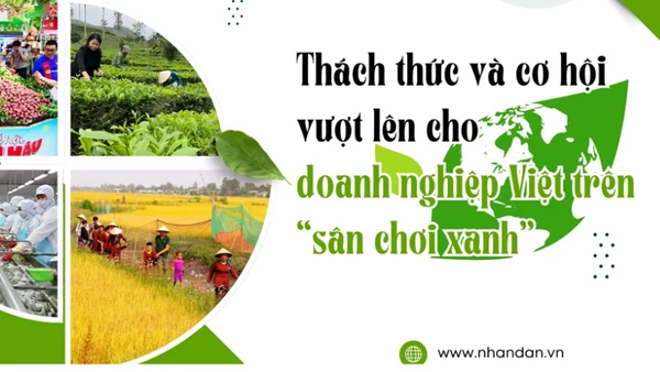 Thách thức và cơ hội vượt lên cho doanh nghiệp Việt trên “sân chơi xanh”