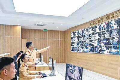 Trung tâm điều khiển giao thông ứng dụng AI của Thành phố Hà Nội.