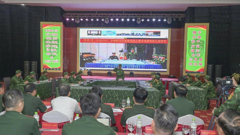 Hai bên thành lập Bộ Chỉ huy diễn tập liên hợp; thành lập sở chỉ huy tiền phương mỗi bên. z7164287570148-226eb5c878c2fe860de5871984283421-8074.jpg
