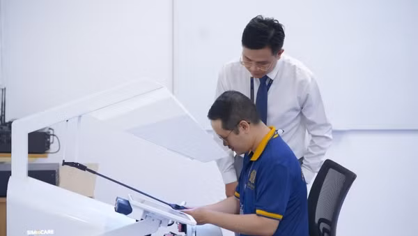 Thiết bị SIMtoCARE tích hợp các công nghệ tiên tiến, hiện đại bậc nhất trên thế giới về mô phỏng nha khoa.