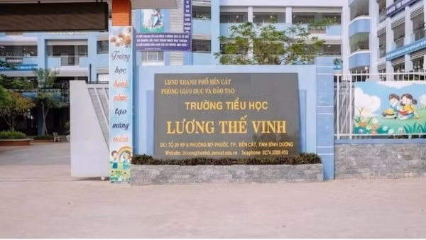 Trường tiểu học Lương Thế Vinh, phường Bến Cát, Thành phố Hồ Chí Minh (Ảnh: Website Trường tiểu học Lương Thế Vinh)