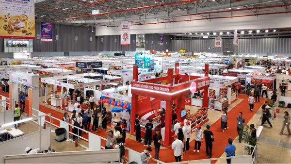 Quang cảnh Triển lãm HCMC FOODEX 2025. (Ảnh: CTV)