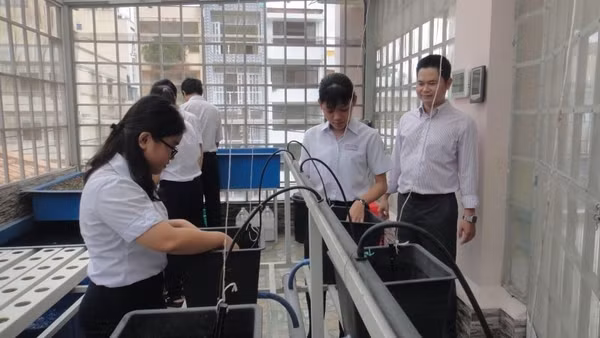 Nhiều trường học ở Thành phố Hồ Chí Minh tổ chức các hoạt động trải nghiệm cho học sinh trong giờ ra chơi.