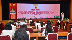 Quang cảnh hội nghị. (Ảnh: QUỲNH TRANG)