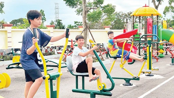 Khu vui chơi, thể thao thôn Lương Xá, xã Hiệp Cường, tỉnh Hưng Yên.