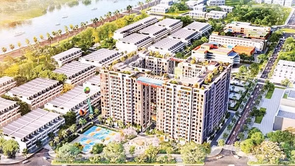 Phối cảnh tổng thể dự án. (Ảnh CTV)