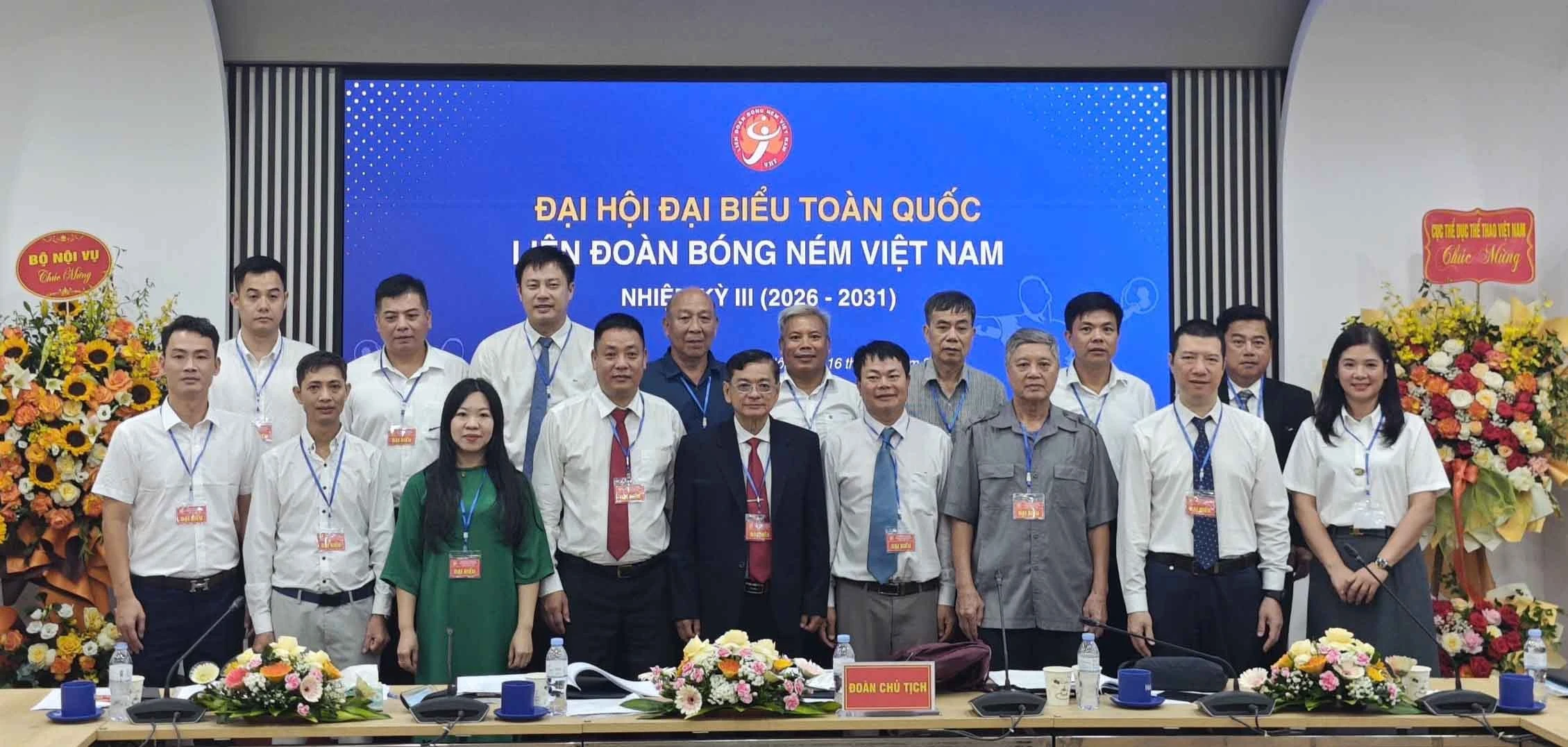 Đại hội Liên đoàn Bóng ném Việt Nam bầu Ban chấp hành nhiệm kỳ 3, đặt mục tiêu phát triển