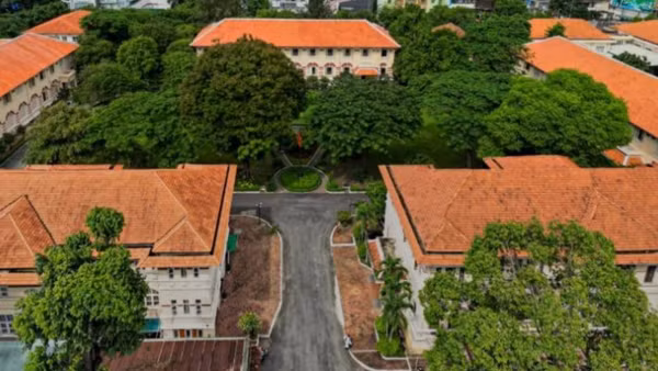 Viện Pasteur Thành phố Hồ Chí Minh nhìn từ trên cao. 