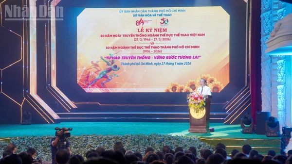 Quang cảnh buổi lễ kỷ niệm.