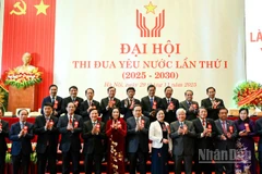 Đại hội Thi đua yêu nước Ủy ban Thường vụ Quốc hội lần thứ I, giai đoạn 2025-2030. (Ảnh: DUY LINH)