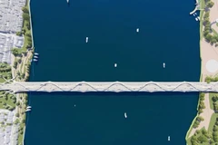 Phối cảnh thiết kế cầu Trần Hưng Đạo.