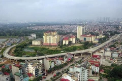 Bắc Từ Liêm là địa bàn có tốc độ đô thị hóa cao của thành phố Hà Nội. (Ảnh: THÀNH ĐẠT)
