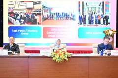 Việc tổ chức hoạt động AIPA Roadshow nhằm thể hiện sự tham gia tích cực, chủ động và có trách nhiệm của Quốc hội Việt Nam nói chung, các Đại biểu Quốc hội trẻ nói riêng. (Ảnh: THẾ ANH)
