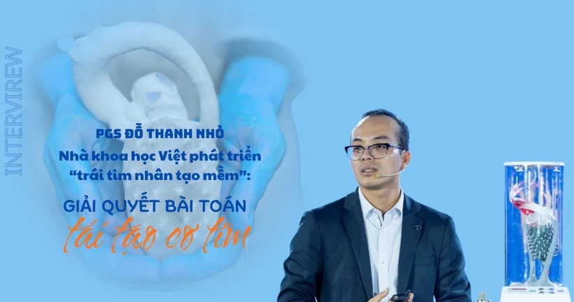 Nhà khoa học Việt phát triển "trái tim nhân tạo mềm": Giải quyết bài toán tái tạo cơ tim
