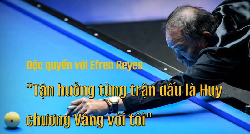 Efren Reyes Raining Hand Độc quyền với Efren Reyes: