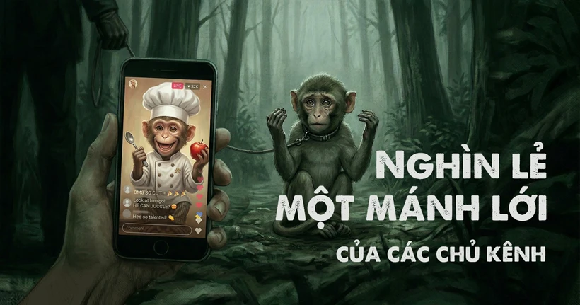 Thế giới ngầm từ "trại tù binh khỉ" - Bài 3: Nghìn lẻ một mánh lới của các chủ kênh