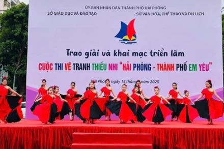 Cuộc thi vẽ tranh thiếu nhi hè 2025 với chủ đề “Hải Phòng - Thành phố em yêu”.
