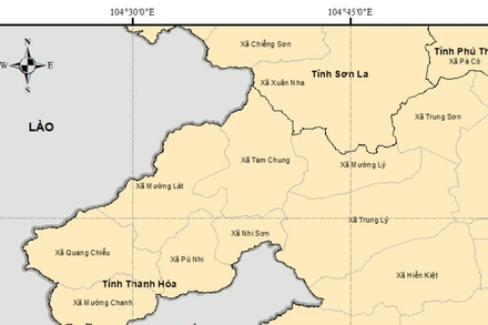 Vị trí xảy ra trận động đất. (Ảnh: Trung tâm Báo tin động đất và Cảnh báo sóng thần)