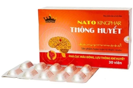 Một sản phẩm của Công ty Cổ phần Kingphar Việt Nam bị thu hồi hiệu lực Giấy tiếp nhận đăng ký bản công bố sản phẩm.