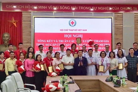 Hội Chữ thập đỏ Việt Nam tri ân lực lượng trực sơ cấp cứu phục vụ Đại lễ A80.