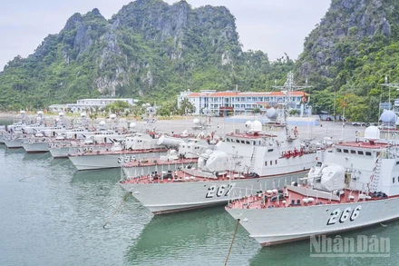 Quân cảng Hạ Long (Quảng Ninh) - nơi Lữ đoàn 170 Vùng 1 Hải quân đóng quân.