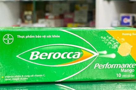 Sản phẩm thực phẩm bảo vệ sức khỏe Berocca Performance Mango của Công ty TNHH Bayer Việt Nam bị thu hồi Giấy tiếp nhận đăng ký bản công bố sản phẩm.