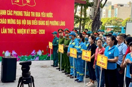 Lễ ra quân huy động các ngành, đơn vị và người dân cùng chung tay hành động vì môi trường.