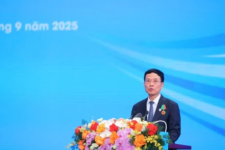 Bộ trưởng Khoa học và Công nghệ Nguyễn Mạnh Hùng phát biểu tại sự kiện. (Ảnh: TL)