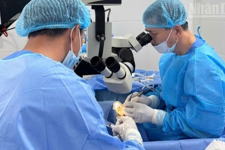 Bác sĩ phẫu thuật miễn phí cho bệnh nhân