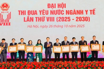 Phó Thủ tướng Lê Thành Long trao tặng Huân chương Lao động cho các tập thể, cá nhân ngành y tế có thành tích đặc biệt xuất sắc