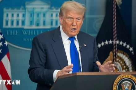 Tổng thống Mỹ Donald Trump. (Ảnh: THX/TTXVN)