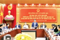 Lãnh đạo Tỉnh ủy Tuyên Quang quán triệt quan điểm chỉ đạo của Trung ương về cuộc bầu cử tại điểm cầu tỉnh Tuyên Quang.