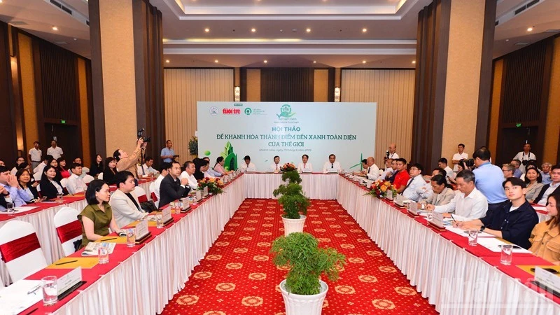 Quang cảnh buổi hội thảo. (Ảnh: NGUYỄN TRUNG)