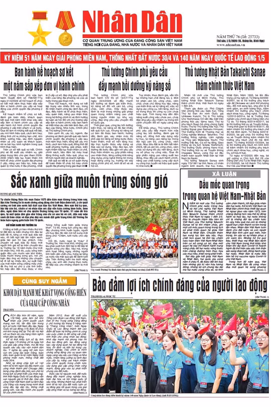 Báo Nhân Dân số 25733