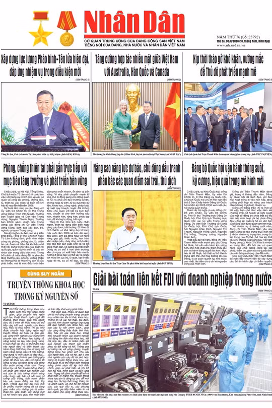Báo Nhân Dân số 25792