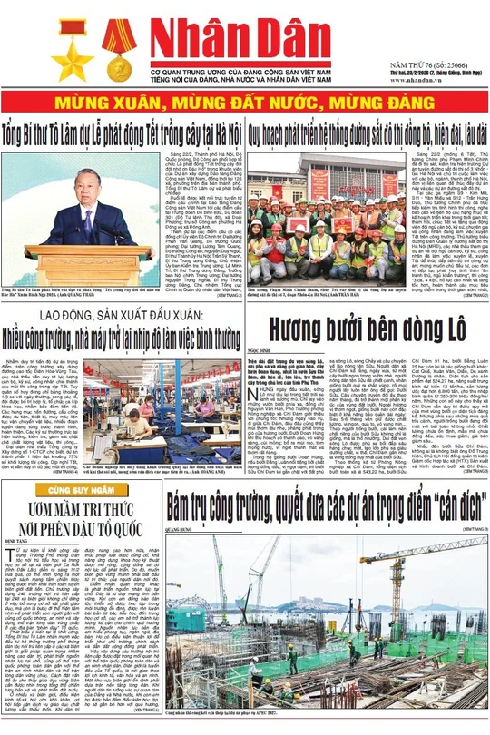 Báo Nhân Dân số 25666