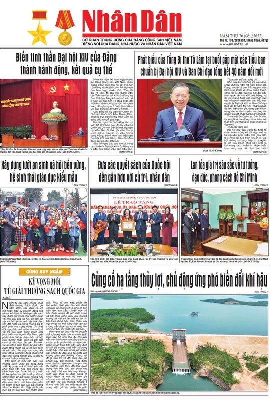 Báo Nhân Dân số 25657