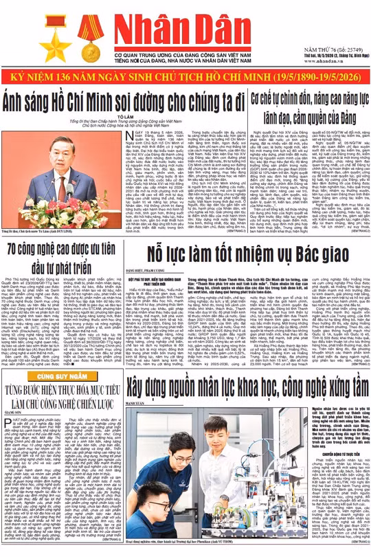 Báo Nhân Dân số 25749