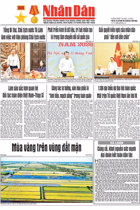 Báo Nhân Dân số 25743