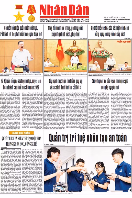Báo Nhân Dân số 25801 