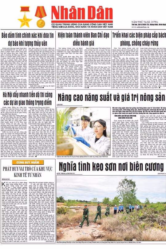 Báo Nhân Dân số 25791