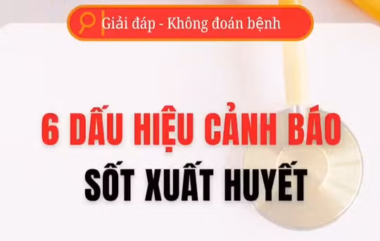 [Video] 6 dấu hiệu cảnh báo sốt xuất huyết